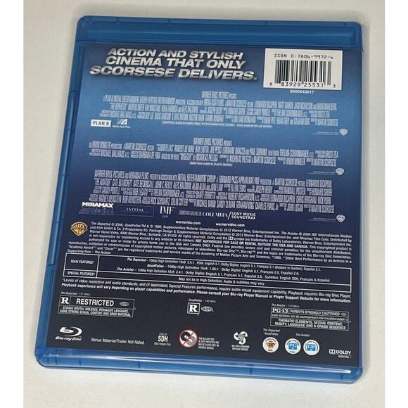 Blu Ray Collection - The Departed, Goodfellas, Aviator - Picture 2 of 4